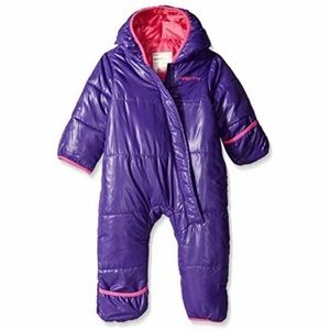 Obermeyer Kids' Puffer Jacket in Purple and Pink